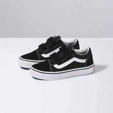 Tênis Old Skool V Juvenil Black True White