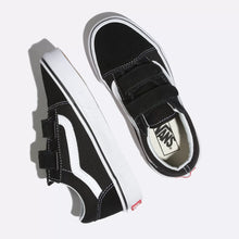 Tênis Old Skool V Juvenil Black True White