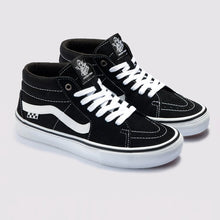 Tênis Skate Grosso Mid Black White