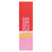 Lixa Grizzly "Logo vermelho Rosa"