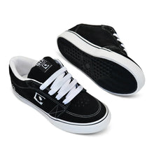 Tênis QIX Ninety Three Vulcan 07 - Camurça Preto e Branco