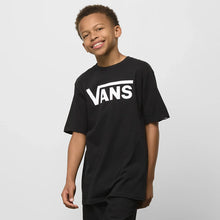 Camiseta Vans Classic Infantil Black White