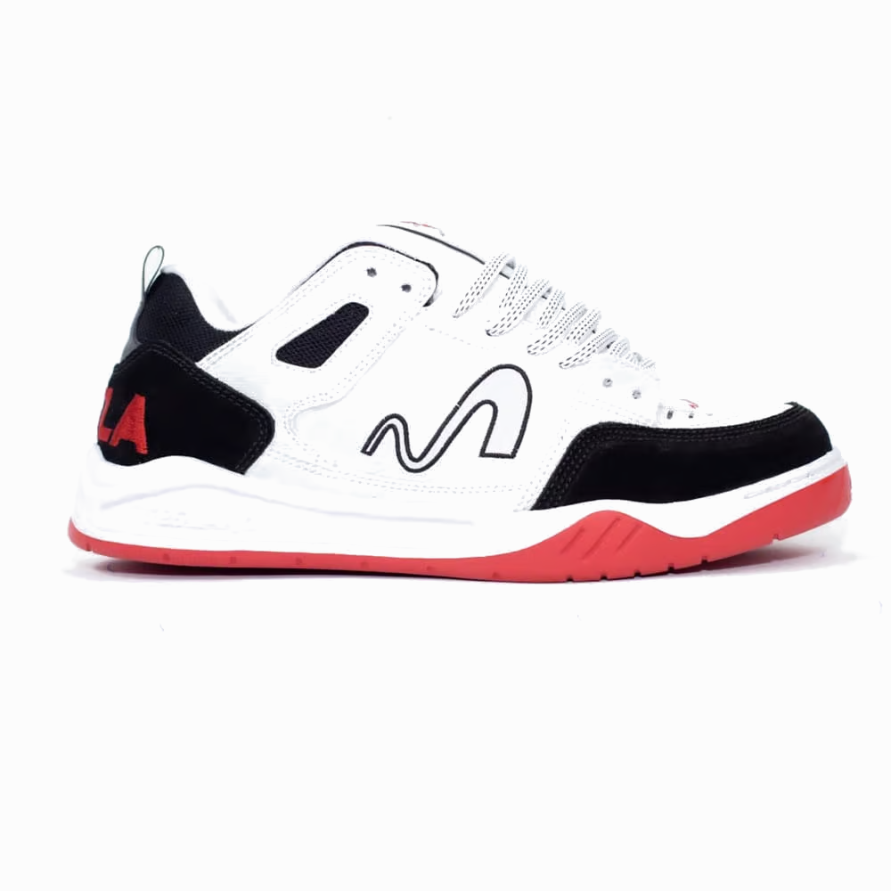 Tênis Nine Black White Red– OverStreet Skateshop