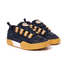 Tênis Qix Hexagon Couro Nobuck "Azul Natural"