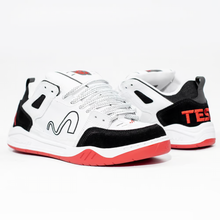 Tênis Nine Black White Red