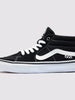 Tênis Skate Grosso Mid Black White