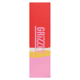 Lixa Grizzly "Logo vermelho Rosa"