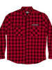 Camisa Tilden Flannel Independent Vermelha