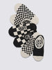 Meia Checker Cannodle Black 36/39