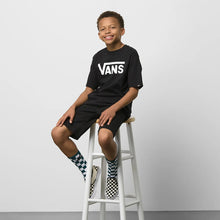 Camiseta Vans Classic Infantil Black White