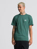 Camiseta Vans Left Chest Logo Ii Bistro Green White