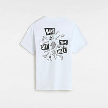 Camiseta Vans Skeleton Infantil White