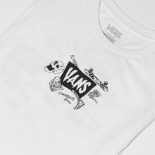 Camiseta Vans Skeleton Infantil White