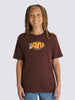 Camiseta Vans Hopper SS Hopper Bitter Chocolate Infantil