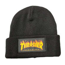 Touca Thrasher Flame Logo Patch Preto