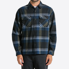 Camisa Flanela Xadrez Manga Longa Preta Hurley Santa Cruz Shoreline