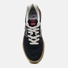 Tênis New Balance Nb Numeric 574 Preto/Bege Claro Gum