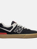 Tênis New Balance Nb Numeric 574 Preto/Bege Claro Gum