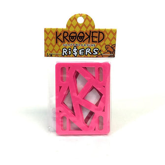 Pads Krooked Risers Pink 1/8