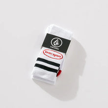 Meia Volcom Flat Spot White