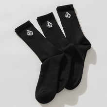 Meia Volcom Kit 3 Cotton Blend
