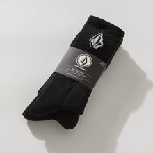 Meia Volcom Kit 3 Cotton Blend