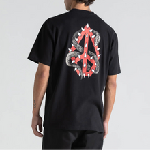 Camiseta Volcom Confort Fit Snake Peace Preta