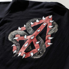 Camiseta Volcom Confort Fit Snake Peace Preta