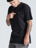Camiseta Volcom Regular Stone Blanks Preta