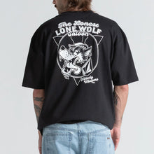 Camiseta Volcom Confort Fit Solo Wolf Preta