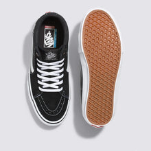 Tênis Skate Grosso Mid Black White Emo Leather