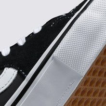 Tênis Skate Grosso Mid Black White Emo Leather