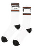 Meia Santa Cruz Thrasher Branco Tam. Unico