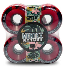 Roda Mentex Nature vermelha 85A 65mm