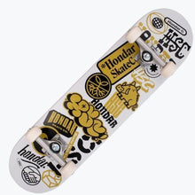 Skate montado HSC Sticker Amarelo