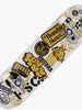 Skate montado HSC Sticker Amarelo