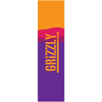 Lixa Grizzly "Logo Roxo/Vermelho/Laranja"