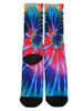 Meia Grizzly Stamp Tie Dye