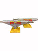 Truck Venture Thrasher Silver Yellow 139mm